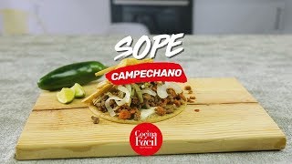 Sopes campechanos  Cocina Fácil [upl. by Merat]