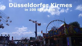 Düsseldorfer Kirmes in 100 Sekunden HD [upl. by Enelrae]