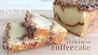 Keto Cinnamon Coffee Cake [upl. by Lesya]