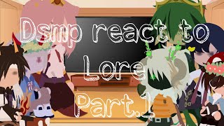 Dsmp react to loremostly dreampart 1 rushed [upl. by Harriot]