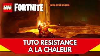 LEGO Fortnite Tuto FR  Résister à la Chaleur  au Chaud [upl. by Assille]