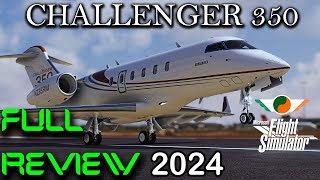 Challenger 350 for MSFS  Full Review [upl. by Weinert558]