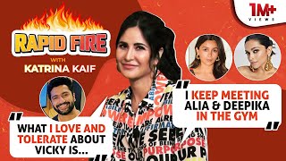 Katrina Kaifs RAPID FIRE on shaadi Vicky Kaushals wardrobe comment Alias baby Deepika amp Salman [upl. by Teddy107]