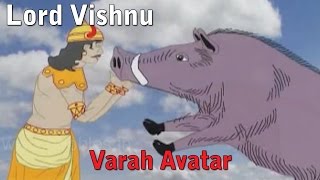 Lord Vishnu Varah Avatar  Lord Vishnu Stories in Hindi  Vishnu Avatars Stories [upl. by Nimajeb157]