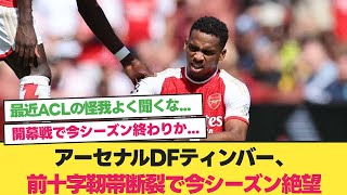 【悲報】アーセナルDFティンバー、前十字靭帯で今シーズン絶望【サッカー反応集】【サッカー反応まとめ】【サッカー 2ch】 [upl. by Angelita]