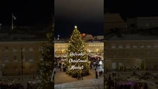 Christmas market Helsinki myhelsinki helsinkifinland [upl. by Entsirhc]