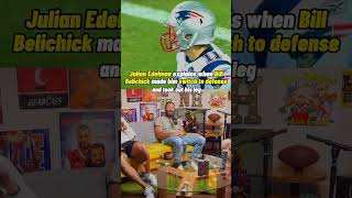 Bill Belichick made Julian Edelman play defense🤯 shortsvideo shortsyoutube youtubeshorts [upl. by Sancha]