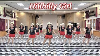 Hillbilly Girl │Line Dance by Donna Andrew│Demo amp Walk Through║鄉下姑娘│排舞│含導跳│4K [upl. by Sremlahc]