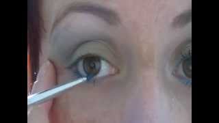 Tutorial make up Bleu turquoise et vert [upl. by Michiko]