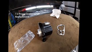 73 Powerstroke Diesel HPOP High Pressure Oil Pump replacement [upl. by Suhail989]