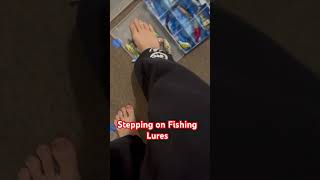 fishtok fishing bass catfish glide bait whopper plopper lures fish blue gill stepping on fishing [upl. by Nnalorac]