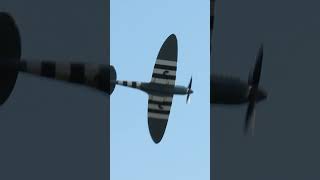 Supermarine Spitfire PRXI PL983 at the Duxford Flying Finale [upl. by Assiran]