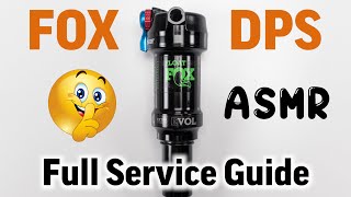 Fox Float DPS Performance Series FULL service guide nitrogen fill in ASMR 4 those who like it quite [upl. by Eiznekam]