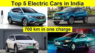 Top 5 Best Electric Cars Available In India 2021 l Top 5 Electric Cars sold in India l [upl. by Nagorb]