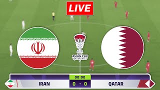 🔴Iran vs Qatar  AFC Asian Cup  Semi Finals Match 20232024  efootball PES 21 [upl. by Cummings]