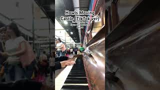 Howls Moving Castle Alt version prestonmarket piano streetpiano melbourne tiktok pianocover [upl. by Donelle]