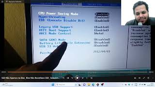 Bios Não Reconhece SSD Vou te ajudar mais uma vez [upl. by Altheta291]