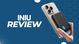 Review INIU for Magsafe Portable Charger Small 10000mAh 20W PD Magnetic Power Bank USB C inampOut [upl. by Jarl]