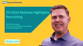 Recruiting  SAP SuccessFactors 2H 2024 Release Highlights Recruiting [upl. by Jonati]