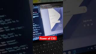 Power Of CSS 😍 csstutorial codinglove coder css3 shorts [upl. by Mahsih]