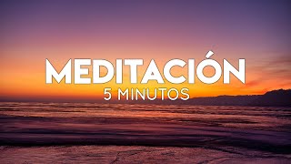 Meditación guiada 5 MINUTOS ✨ MINDFULNESS 👐 [upl. by Arza]