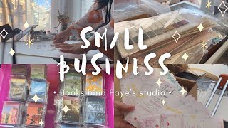 Starting my own stationery business  Studio vlog  Small business expands [upl. by Ellehcram]