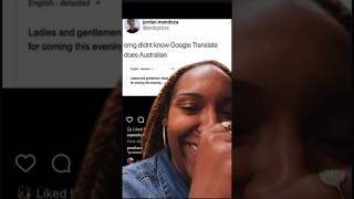 A dingo ate my baby or whatever 😅😩🤣 reactionvids funnycomments googletranslate [upl. by Nomaj]