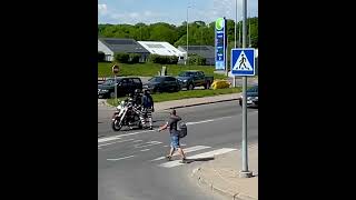 Bikers helped a pregnant woman and changed her attitude towards them [upl. by Aivatan660]