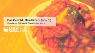 MakKimchi 막김치 Eingelegter Chinakohl Einfach aber lecker [upl. by Enirod]