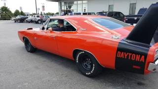 1969 Dodge Charger Daytona burnout [upl. by Sink892]