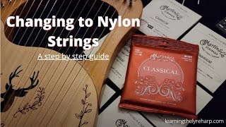 Changing to Nylon Strings for Modern Diatonic Lyres [upl. by Nerreg580]