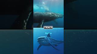 Humpback Whale vs Otodus Chubutensis animals paleontology 1v1 shark whale fyp sea [upl. by Esiuqcaj]