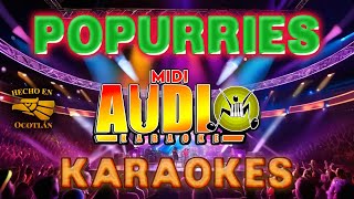 KARAOKE POPURRI LOS YORKLES MIX MAR AZUL MIDI AUDIO STUDIOS NESTOR ARMENDARIZ [upl. by Novehs48]