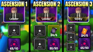 Everything You Need To Know About Ascension 1 2 amp 3 in Anime Champions Simulator Roblox [upl. by Eneroc]