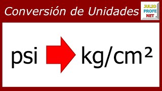 CONVERSIÓN DE UNIDADES DE PRESIÓN de psi a kgcm² [upl. by Ettenim602]