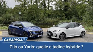 Comparatif  Renault Clio restylée VS Toyota Yaris  quelle est la meilleure citadine hybride [upl. by Rratsal]