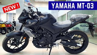 2023 Yamaha MT03 Naked Full Detailed Review  Triumph Speed 400 Rival  Features Mileage  MT 03 [upl. by Airotel576]