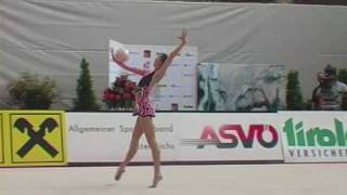 GP Innsbruck 2010  Finals Senior Ball 04 Melitina STANIOUTA [upl. by Killam310]