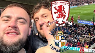 BORO HIT LUTON FOR 5 MIDDLESBROUGH FC 51 LUTON TOWN  VLOG [upl. by Osrock302]