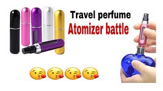 Easy Refill Travel Perfume Atomizer Bottle  Empty perfume bottle Just awesome [upl. by Naldo]