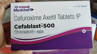 Cefablast 500 Tablet Benefits in Hindi  Uses in Hindi Cefuroxime Axetil tablet uses in hindi [upl. by Notneuq]