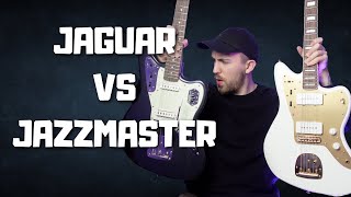 Squier Classic Vibe Jaguar vs Squier 40th Anniversary Jazzmaster [upl. by Iorio]