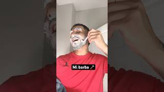 Me rasure mi barba🪒humor parati comedia shortsviral barba memes youtubeshorts shorts short [upl. by Ecertal]