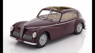 Modelissimo CMF Alfa Romeo 6c 2500 Sport Freccia d´Oro RHD 1949 Cabrio Coupe 118 [upl. by Silverts]