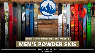 2024 Mens Powder Ski 114 132 mm Comparison with SkiEssentialscom [upl. by Eob]