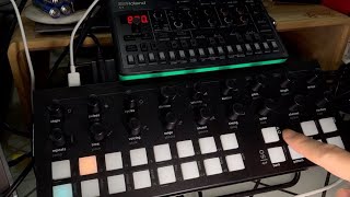 Torso Electronics T1  Generative Arpeggio with Roland S1 [upl. by Finnegan]