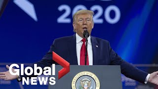 Donald Trump delivers remarks at Conservative Political Action Conference  FULL [upl. by Kcyrred]