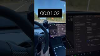 2023 Tesla Model 3 Long range AWD Acceleration boost comparison [upl. by Yedok884]