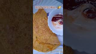 BESAN OATS CHEELA🌮oats healthybreakfast oatsbreakfast healthyoatsrecipe gramflour besankachila [upl. by Ailime]