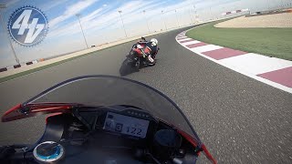 2020 Honda Fireblade SP  Onboard at Losail International Circuit [upl. by Adnofal600]